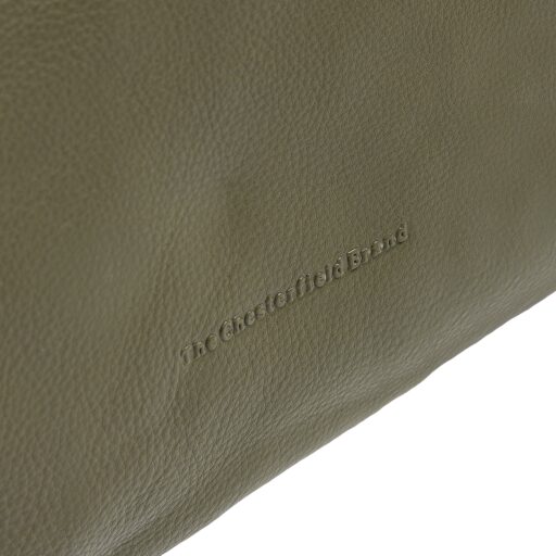 The Chesterfield Brand Kožená kabelka přes rameno Nerissa C48.143702 olivová logo