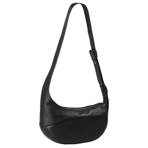 aunts & uncles kožená kabelka přes rameno Orchid 20064-0 černá