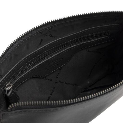 The Chesterfield Brand kožená kabelka přes rameno Orinoco C48.144200 černá vnitřní přihrádky