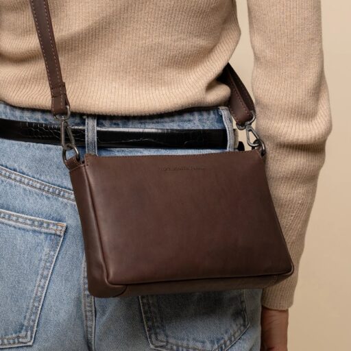 The Chesterfield Brand kožená kabelka přes rameno Orinoco C48.144201 hnědá jako crossbody