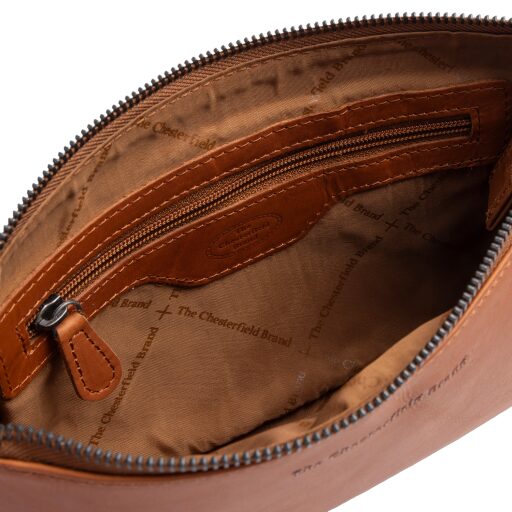 The Chesterfield Brand kožená kabelka přes rameno Orinoco C48.144231 koňaková otevřená