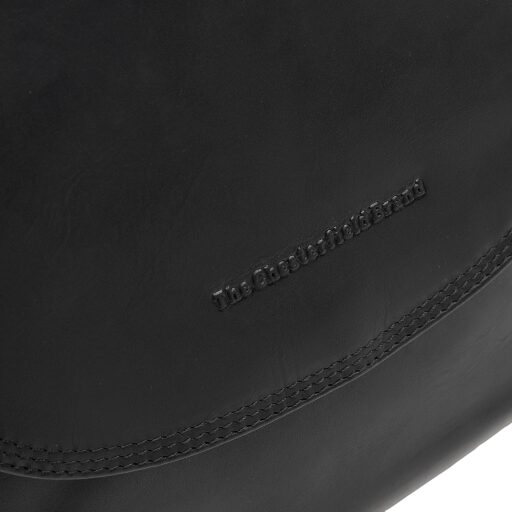 The Chesterfield Brand kožená kabelka přes rameno Vayana C48.144800 černá logo