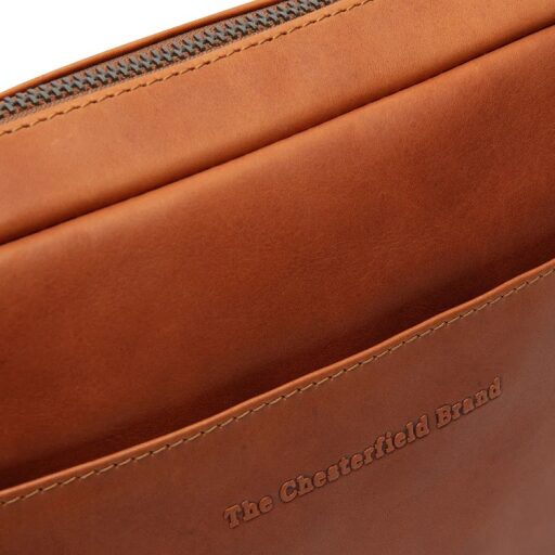 The Chesterfield Brand Dámská kožená kabelka přes rameno Westmere C48.139631 koňaková logo