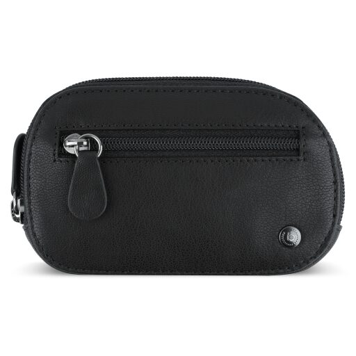 Bugatti kožená klíčenka / pouzdro na klíče RFID Black Magic 49123501 černé
