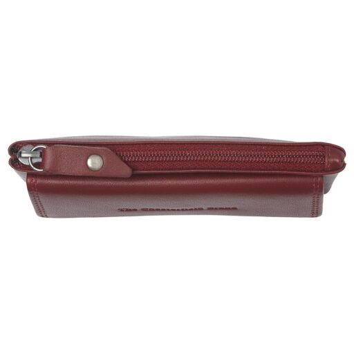 The Chesterfield Brand kožená klíčenka Torano C08.061604 červená zip
