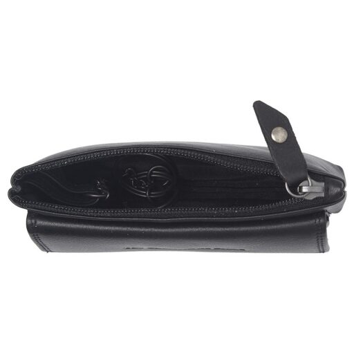 The Chesterfield Brand kožená klíčenka Torano C08.061600 černá otevřená