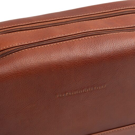 The Chesterfield Brand Kožená kosmetická taška Montelaro C08.063931 koňaková logo