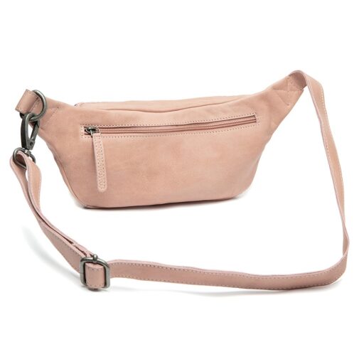 The Chesterfield Brand Kožená ledvinka vintage styl Severo C23.102209 světle růžová zadní strana