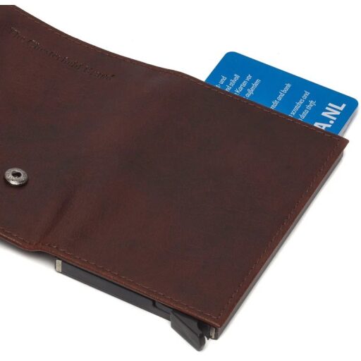 The Chesterfield Brand Kožená peněženka - pouzdro na karty RFID C08.045801 Mannheim hnědá