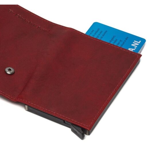 The Chesterfield Brand Kožená peněženka - pouzdro na karty RFID C08.045804 Mannheim červená