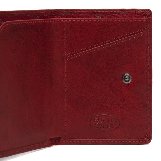 The Chesterfield Brand Kožená peněženka - pouzdro na karty RFID Paris C08.044104 červená