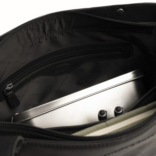 The Chesterfield Brand Kožená shopper kabelka Anira C38.023100 černá otevřená
