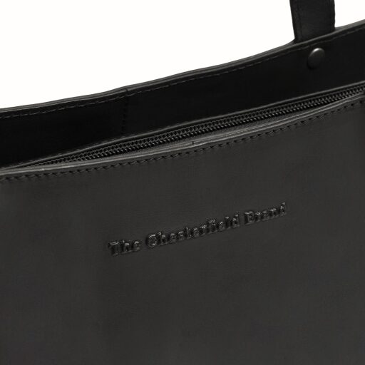 The Chesterfield Brand Kožená shopper kabelka Anira C38.023100 černá logo