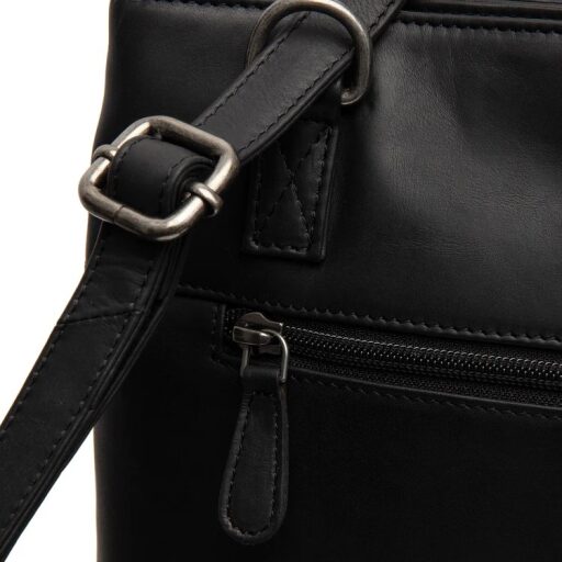 The Chesterfield Brand Kožená shopper kabelka - batoh 2v1 Raynor C38.022200 černá detail