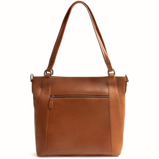 The Chesterfield Brand Kožená shopper kabelka Elira C48.143931 koňaková zadní strana