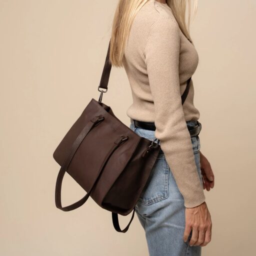 The Chesterfield Brand Kožená shopper kabelka Ellsworth  C38.022801 hnědá jako crossbody