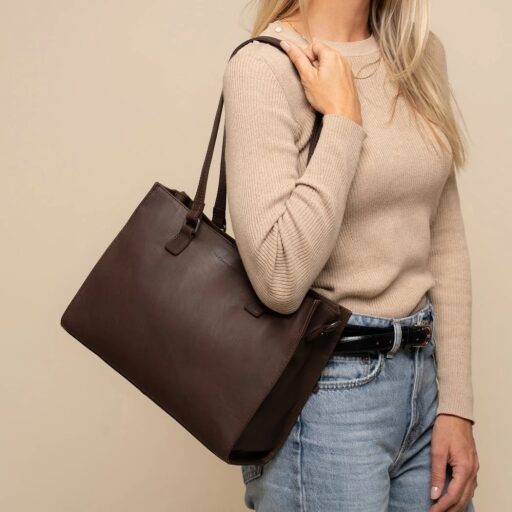 The Chesterfield Brand Kožená shopper kabelka Ellsworth  C38.022801 hnědá přes rameno