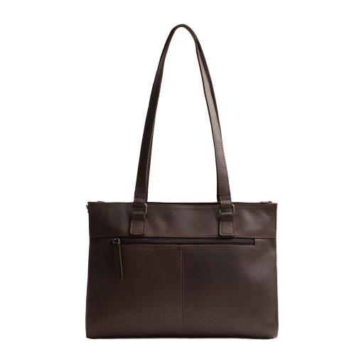 The Chesterfield Brand Kožená shopper kabelka Ellsworth  C38.022801 hnědá zadní strana