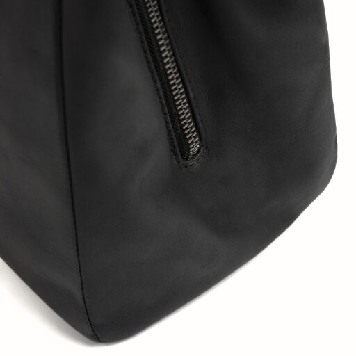 The Chesterfield Brand Kožená shopper kabelka Lioren C48.145000 černá detail zipu