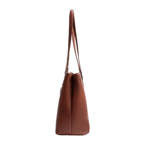 The Chesterfield Brand Kožená shopper kabelka na notebook 14" Alverino C38.022931 koňaková boční náhled