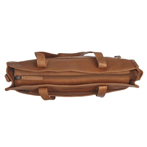 The Chesterfield Brand Kožená kabelka na notebook 15" Adana C38.021931 koňaková náhled shora