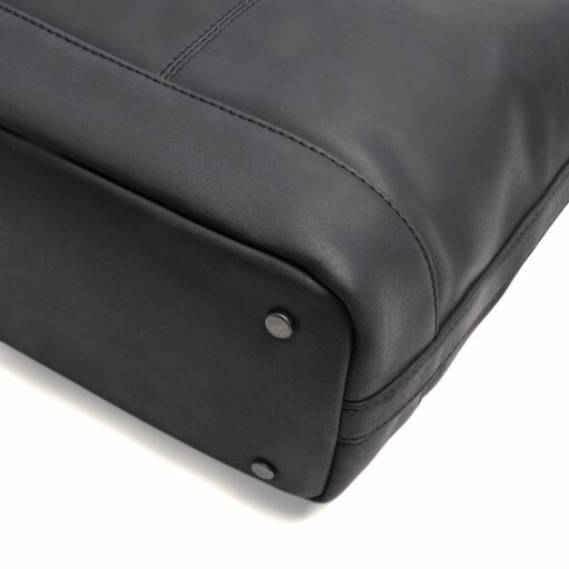 The Chesterfield Brand kožená shopper kabelka na notebook Westbrook C38.022700 černá detail