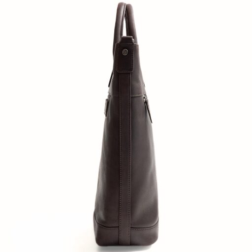 The Chesterfield Brand kožená shopper kabelka na notebook Westbrook C38.022701 hnědá boční náhled