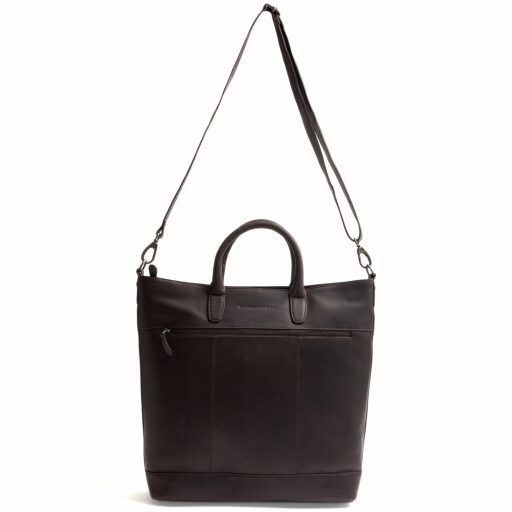 The Chesterfield Brand kožená shopper kabelka na notebook Westbrook C38.022701 hnědá ramenní popruh