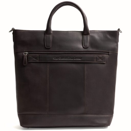 The Chesterfield Brand kožená shopper kabelka na notebook Westbrook C38.022701 hnědá zadní strana