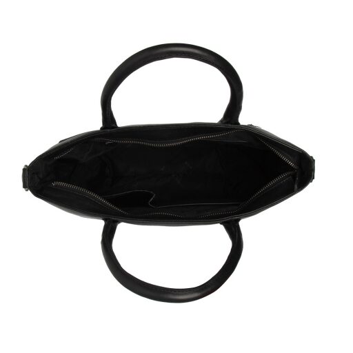 The Chesterfield Brand Kožená shopper kabelka Pergamino C38.022000 černá otevřená