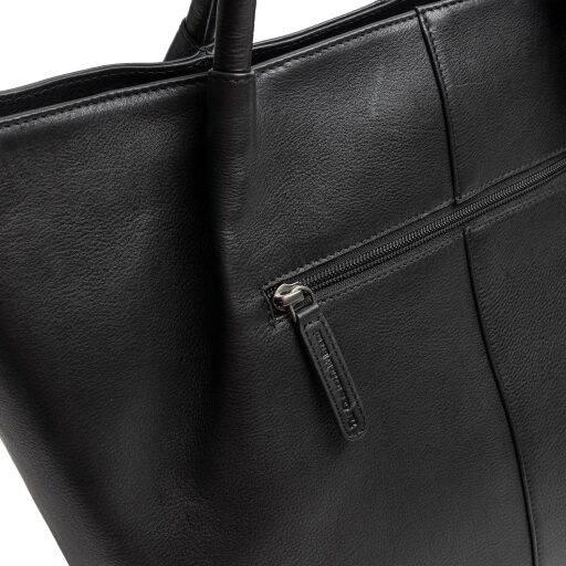 The Chesterfield Brand Kožená shopper kabelka C38.023000 černá zadní přihrádka