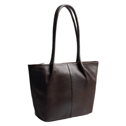 The Chesterfield Brand Kožená shopper kabelka Vespera C38.023001 hnědá přední strana