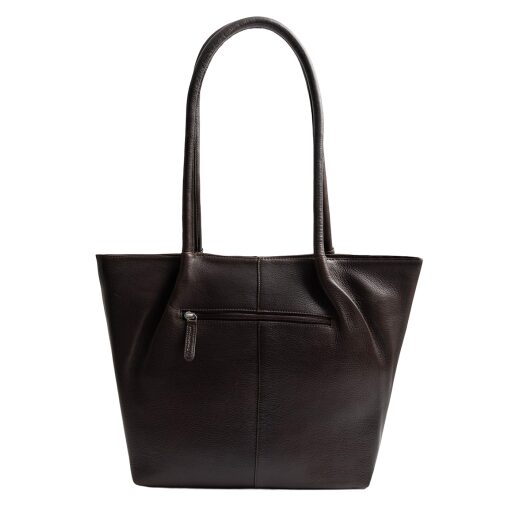 The Chesterfield Brand Kožená shopper kabelka Vespera C38.023001 hnědá zadní strana