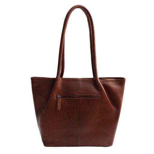 The Chesterfield Brand Kožená shopper kabelka Vespera C38.023031 koňaková zadní strana