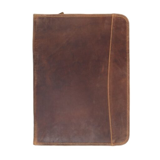 Greenburry kožená spisovka na A4 Henry 1721A-25 hnědá