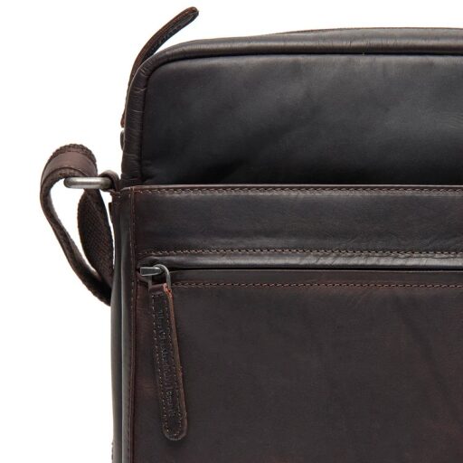 Kožená taška přes rameno The Chesterfield Brand Anzora C48.139901 hnědá přední kapsa