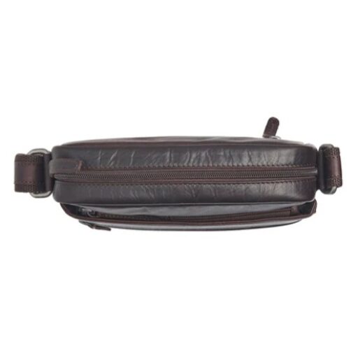 Kožená taška přes rameno The Chesterfield Brand Anzora C48.139901 hnědá náhled shora