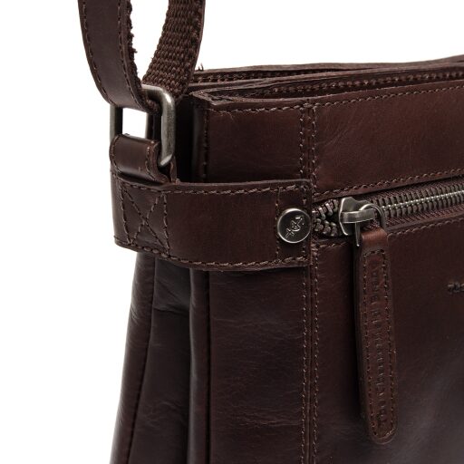 Kožená taška přes rameno The Chesterfield Brand Brandis C48.130001 hnědá - detail