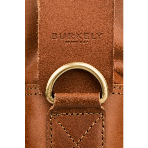 BURKELY Kožená taška na notebook 13,4" Jack Worker 9007340.22.24 koňaková logo
