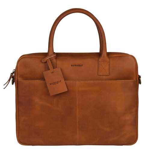 BURKELY Kožená taška na notebook 13,4" Jack Worker 9007340.22.24 koňaková