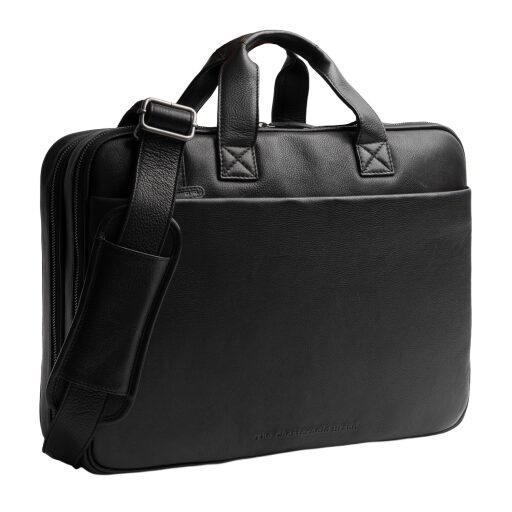 The Chesterfield Brand Kožená taška na notebook 15" Venturo C40.110800 černá přední strana