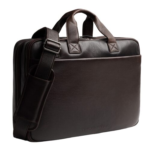 The Chesterfield Brand Kožená taška na notebook 15" Venturo C40.110801 hnědá přední strana