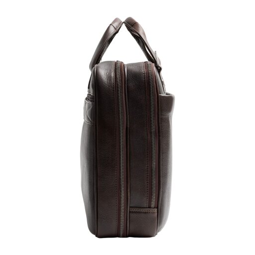 The Chesterfield Brand Kožená taška na notebook 15" Venturo C40.110801 hnědá boční náhled