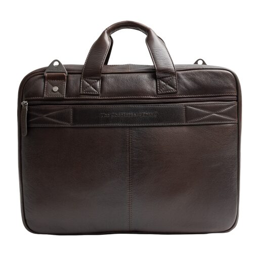 The Chesterfield Brand Kožená taška na notebook 15" Venturo C40.110801 hnědá zadní strana