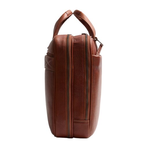 The Chesterfield Brand Kožená taška na notebook 15" Venturo C40.110831 koňaková boční náhled