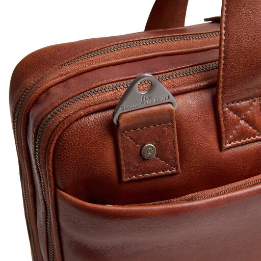 The Chesterfield Brand Kožená taška na notebook 15" Venturo C40.110831 koňaková očko