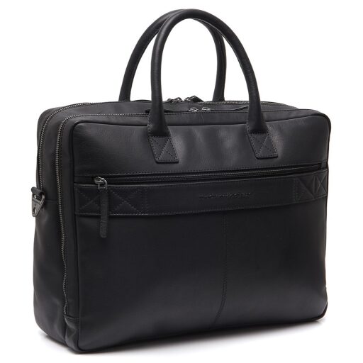 The Chesterfield Brand Kožená taška na notebook 16" Tacama C40.110700 černá zadní strana