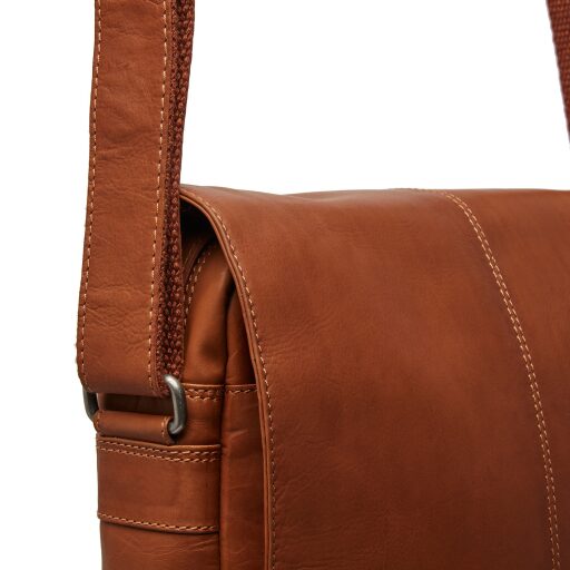 The Chesterfield Brand Klopová kožená taška přes rameno Raphael C48.055131 koňak