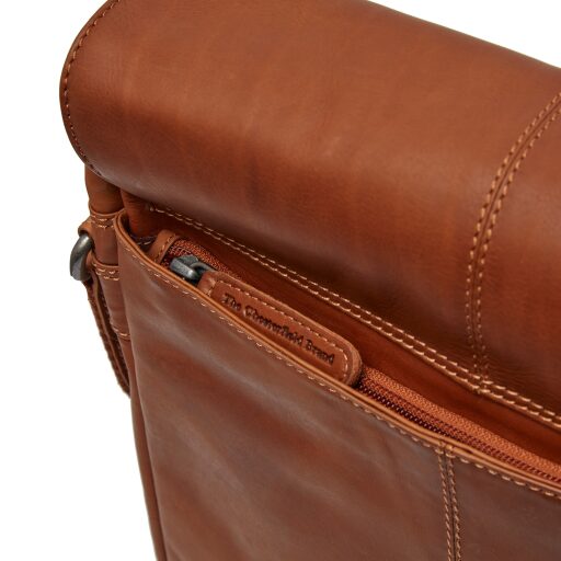 The Chesterfield Brand Klopová kožená taška přes rameno Raphael C48.055131 koňak