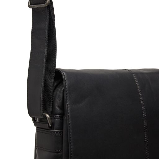 The Chesterfield Brand Klopová kožená taška přes rameno Raphael C48.055100 černá